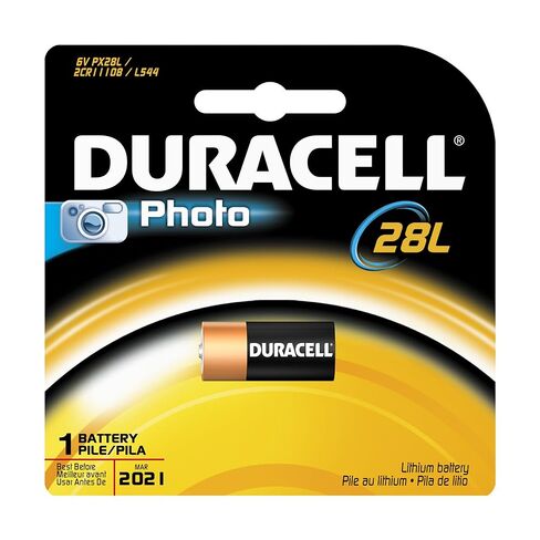 Duracell 28L 6V Lithium Battery, 1 Count Pack, 28L 6 Volt High Power Lithium Battery, Long-Lasting for Video and Photo Cameras, Lighting Equipment, and More in Saudi Arabia