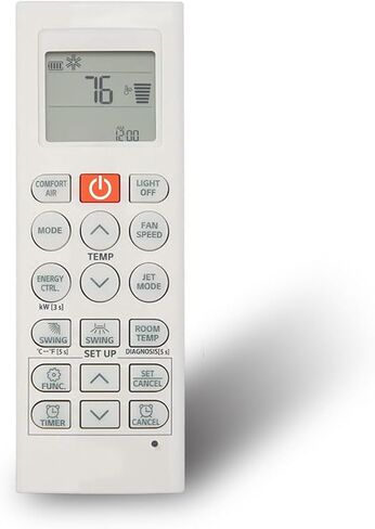 Replacement Remote Control for LG Mini Split Air Conditioner LSN240HEV2 LSN120HXV2 LSN120HSV5 LSN180HSV5 LSN120HEV2 AKB74955617 AKB75215402 AKB74955604 AKB75215401 AKB74955603 AKB74955615 in Saudi Arabia