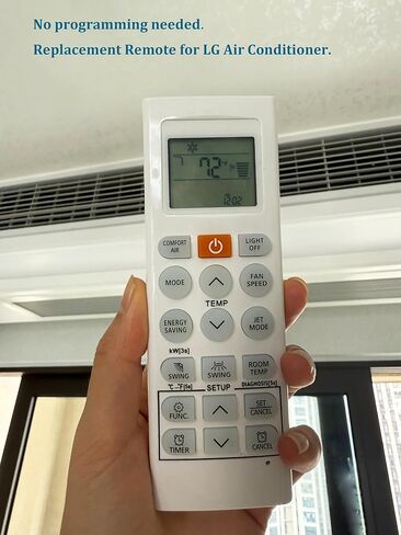 Replacement Remote Control for LG Mini Split Air Conditioner LSN240HEV2 LSN120HXV2 LSN120HSV5 LSN180HSV5 LSN120HEV2 AKB74955617 AKB75215402 AKB74955604 AKB75215401 AKB74955603 AKB74955615 in Saudi Arabia
