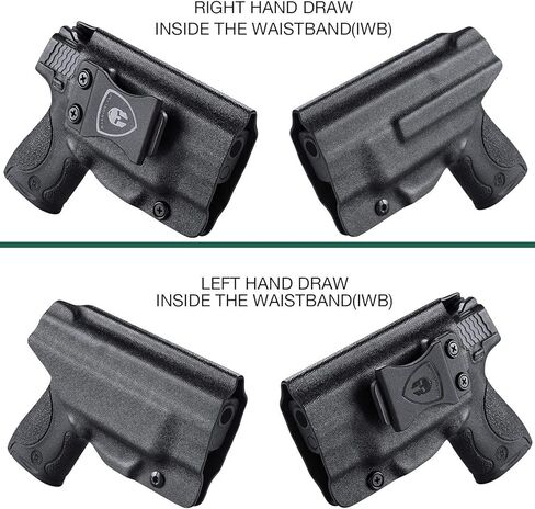 M&P 9 Shield M2.0 Integrated Crimson Trace RED/Green Laser NTS Holster - Not Fit M&P Shield and Crimson Trace Laser Install Separately - Inside Waistband Concealed Carry, Adj. Cant & Retention in Kuwait