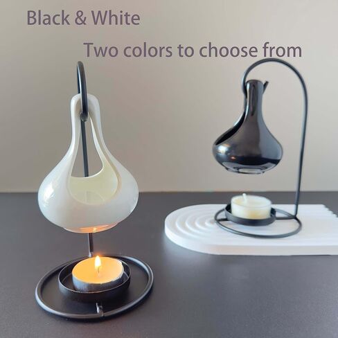 Black Tealight Wax Warmer, Essential Oil Warmer, Tea Light Candle Holder in Kuwait