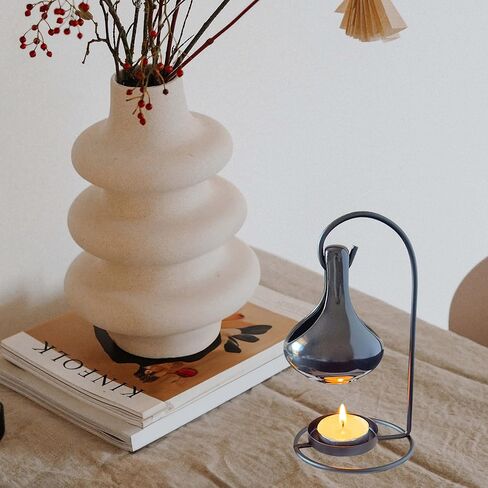 Black Tealight Wax Warmer, Essential Oil Warmer, Tea Light Candle Holder in Kuwait