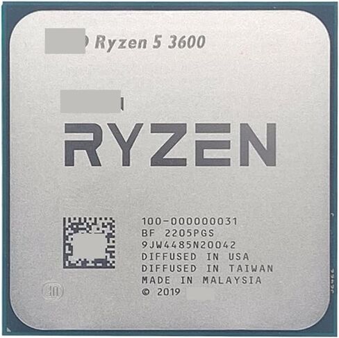 معالج وحدة المعالجة المركزية R 5 3600 R5 3.6 جيجا هرتز سداسي النواة اثني عشر خيط 7NM 65 واط L3 = 32 متر 100-000000031 مقبس AM4 in Saudi Arabia