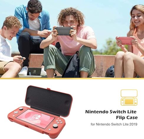 ProCase Carrying Case for Nintendo Switch Lite Bundle Nintendo Switch Lite Flip Cover with 2 Pack Tempered Glass Screen Protectors in Saudi Arabia