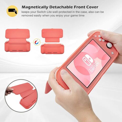 ProCase Carrying Case for Nintendo Switch Lite Bundle Nintendo Switch Lite Flip Cover with 2 Pack Tempered Glass Screen Protectors in Saudi Arabia