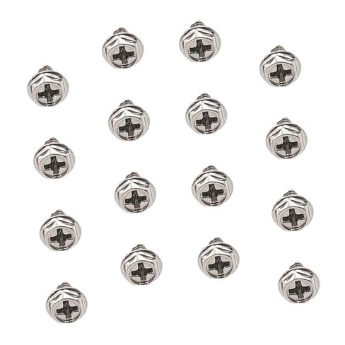 100pcs Silver #6-32 X 6mm Computer Case Thumbscrews Pci Slot Fasteners for PC Hardware Assembly and Power Supply Secure Mounting in Saudi Arabia