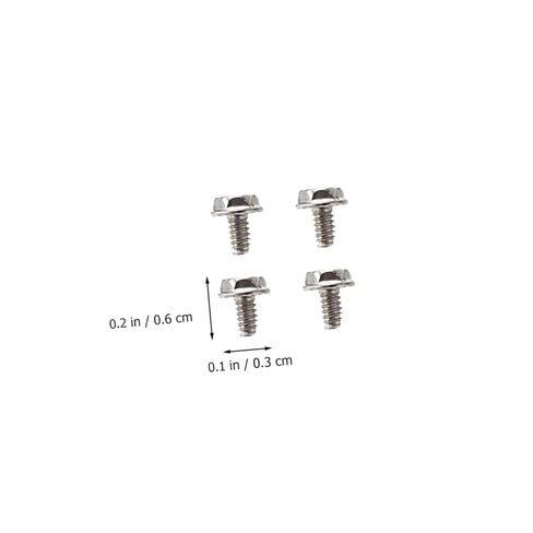 100pcs Silver #6-32 X 6mm Computer Case Thumbscrews Pci Slot Fasteners for PC Hardware Assembly and Power Supply Secure Mounting in Saudi Arabia