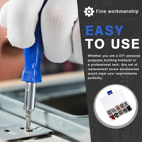 228pcs Computer Screw Assortment Kit with Laptop Screw Standoffs for Motherboard Mounting and Assembly Accessories in Saudi Arabia