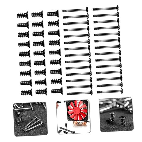 Kisangel 60pcs Cooling Fan Mount Screws Set for Computer Case Fans Air Cooler Screw Kit Compatible with PC Fixing Hardware for Desktop Cooling Assembly in Saudi Arabia