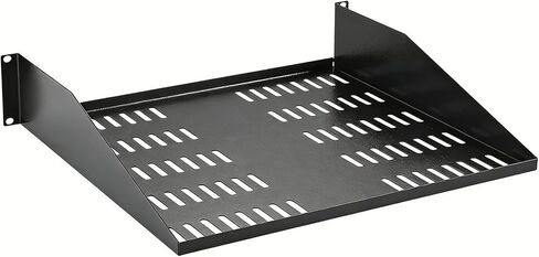 2U Server Rack Shelf Cantilever Rack Mount Shelf 16 Inch Depth Vented Steel Shelf for Network Equipment and AV Devices in Saudi Arabia