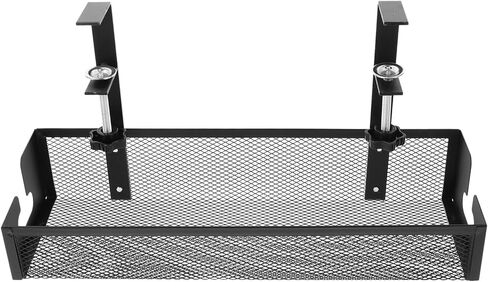 Desk Cable Tray Organizer Metal Cord Management Rack 40cm Large Wire Organizer for Office and Gaming PC Accessories in Saudi Arabia