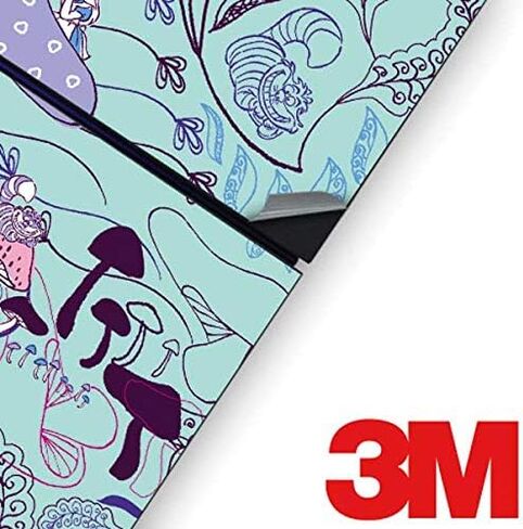 Skinit Decal Gaming Skin Compatible with PS4 Console and Controller Bundle - Officially Licensed Disney Alice in Wonderland (Animated) Mushrooms Print Pattern Design in Saudi Arabia