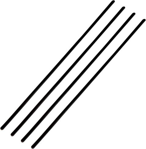 4pcs Laptop Rubber Feet Strips, 11.81x0.24x0.04in Anti-Slip Bumper Bottom Rubber Replacement Feet Pad Accessories for Surface 14.4in Laptop Studio 1 2 3 Series (Black) in Saudi Arabia