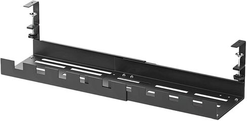 Desk Cable Management Tray Wire Organizer Under Desk for Office and Home Cord Management with Adjustable Mounting and Sturdy Design in Saudi Arabia