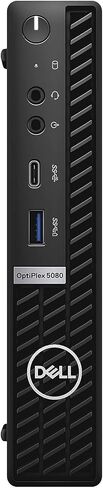 كمبيوتر مكتبي Dell OptiPlex 5000 5080 - Intel Core i7 الجيل العاشر i7-10700 ثماني النواة (8 النواة) 2.90 جيجا هرتز - 16 جيجا بايت رام DDR4 SDRAM - 256 جيجا بايت SSD - كمبيوتر شخصي صغير - Windows 10 Pro 64 بت - Intel UHD Graphics 630 D in Kuwait
