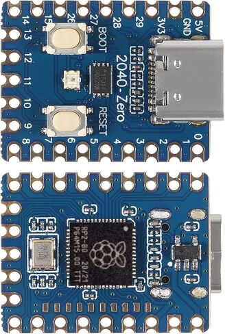 4 قطعة لوحة تحكم صغيرة Raspberry RP 2040-Zero تعتمد على معالج Raspberry-Pi 2040 ثنائي النواة ARM Cortex M0 + لـ C/C++/Python in Kuwait