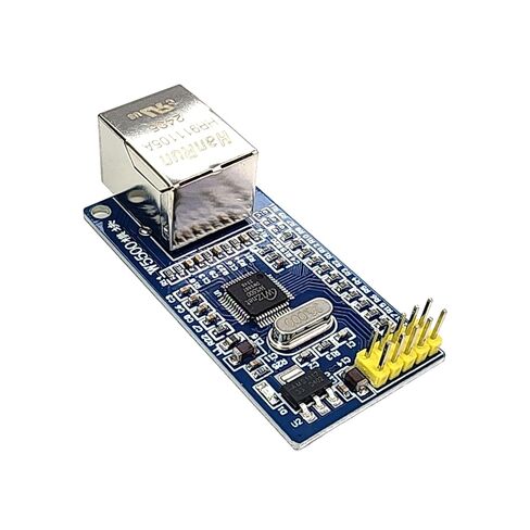 وحدة شبكة W5500 Ethernet TCP/IP مع منفذ RJ45، واجهة SPI، متوافقة مع Arduino، ESP32، ESP8266، وحدات تحكم دقيقة 5V/3.3V، مشاريع IoT، قطعتان in Saudi Arabia