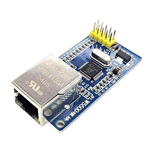 وحدة شبكة W5500 Ethernet TCP/IP مع منفذ RJ45، واجهة SPI، متوافقة مع Arduino، ESP32، ESP8266، وحدات تحكم دقيقة 5V/3.3V، مشاريع IoT، قطعتان in Saudi Arabia