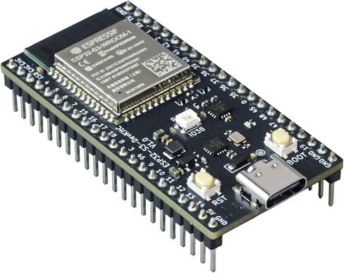 لوحة تطوير ESP32-S3 (N16R8)، وحدة ESP32-S3-WROOM-1 الرسمية، برنامج وتصحيح منفذ USB-C فردي، فلاش 16 ميجابايت وذاكرة PSRAM 8 ميجابايت، لوحة تطوير وحدة التحكم الدقيقة اللاسلكية لـ Iot AI in Kuwait