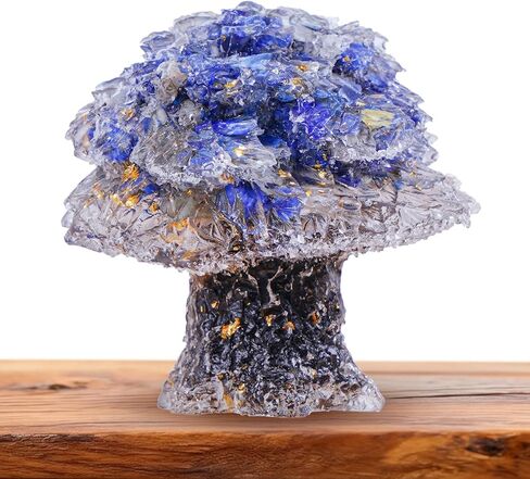 Crystal Healing Tree, Handmade Decor for Positive Energy, Suitable for Meditation, Room Decor and Office Desk, Birthday for Friends, Colleague (Purple) in Saudi Arabia