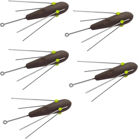 Eupheng 5 Pcs Sputnik Sinker Long Tail Surf Fishing Weight Lead 3oz-6oz Saltwater Surf Casting Sinkers Catfish Beach Spider Weights for Ocean Sea Sand, Dark Brown in Saudi Arabia