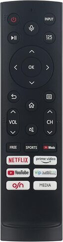 جهاز التحكم عن بعد الصوتي المستبدل ERF3F90H مناسب لتلفزيون Hisense Android TV 65U8GQ 75U9G3 in Saudi Arabia