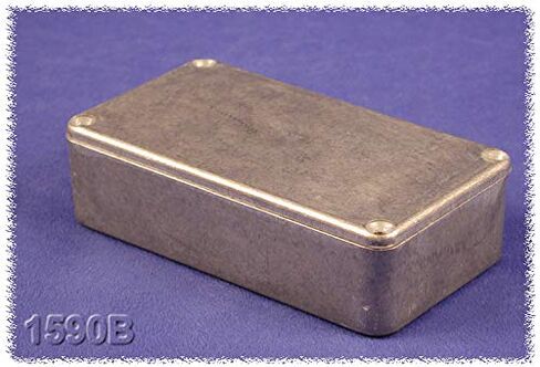 Hammond Manufacturing, 1590Y, Diecast Aluminum Enclosure - Natural - 92x92x42 mm - IP54 (5 Item/s) in Saudi Arabia