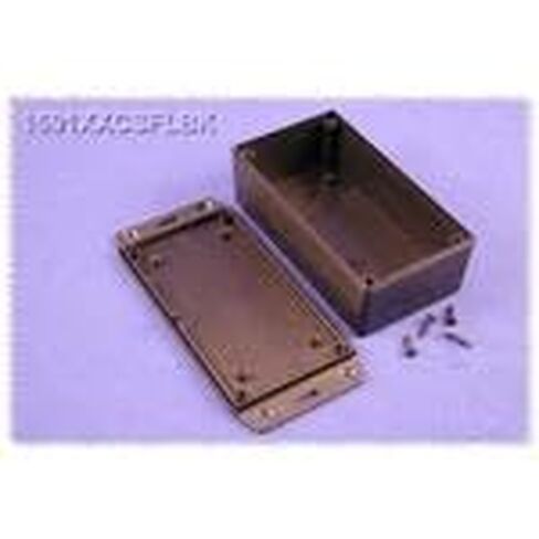 Hammond Manufacturing، 1591XXCSFLBK، حاوية بلاستيكية مع حواف تثبيت - 4.7 × 2.6 × 1.4 - أسود - مواجهات PCB - ABS للأغراض العامة - مواجهات PCB - براغي ذاتية التنصت - براغي في (5 عناصر / عناصر) in Saudi Arabia
