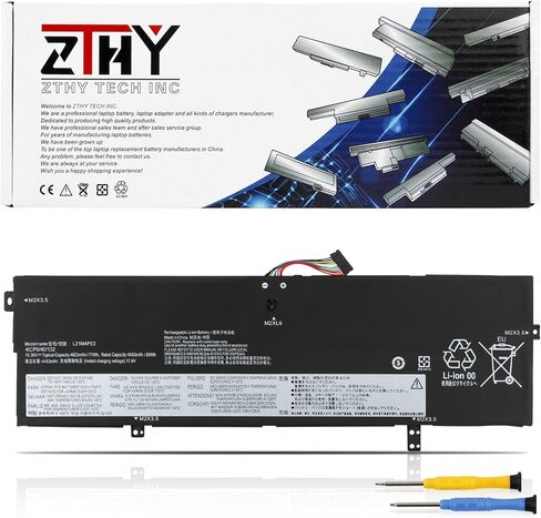 ZTHY 57Wh L19M3PF6 Laptop Battery Replacement for Lenovo Ideapad 5-15IIL05 5-15ARE05 5-15ITL05 5-15ARE05 5 15IAL7 5 15ABA7 Series L19L3PF2 L19C3PF5 L19M4PF1 L19L4PF1 L19C4PF1 L19D3PF3 L19C3PF4 11.52V in Saudi Arabia