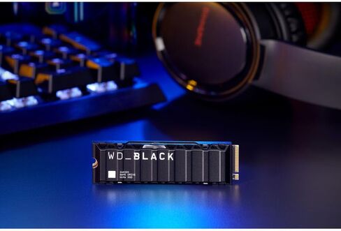 WD _Black SN850X 4TB NVMe PCIe 4.0 x4 M.2 SSD داخلي للألعاب مع مبدد حراري in Kuwait