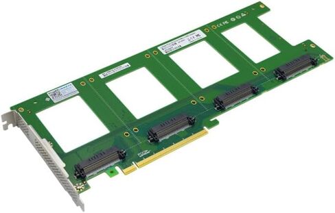 Generic 4X U.2 SFF-8639 SSD to PCIE Express 3.0 Gen3 X16 Card NVMe SSD Adapter in Saudi Arabia