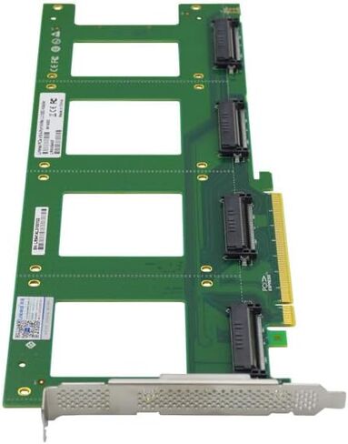 Generic 4X U.2 SFF-8639 SSD to PCIE Express 3.0 Gen3 X16 Card NVMe SSD Adapter in Saudi Arabia
