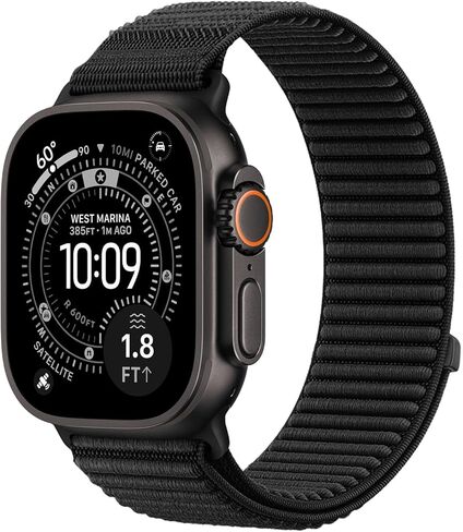 سوار رياضي بحلقة من النايلون متوافق مع سوار ساعة Apple مقاس 44 مم 45 مم 46 مم 49 مم 42 مم 40 مم 41 مم 38 مم للرجال والنساء، حزام معصم مطاطي من القماش المطاطي لسلسلة iWatch 11 10 9 8 7 6 5 4 SE Ultra/3 in Kuwait