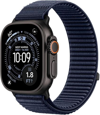سوار رياضي بحلقة من النايلون متوافق مع سوار ساعة Apple مقاس 44 مم 45 مم 46 مم 49 مم 42 مم 40 مم 41 مم 38 مم للرجال والنساء، حزام معصم مطاطي من القماش المطاطي لسلسلة iWatch 11 10 9 8 7 6 5 4 SE Ultra/3 in Kuwait