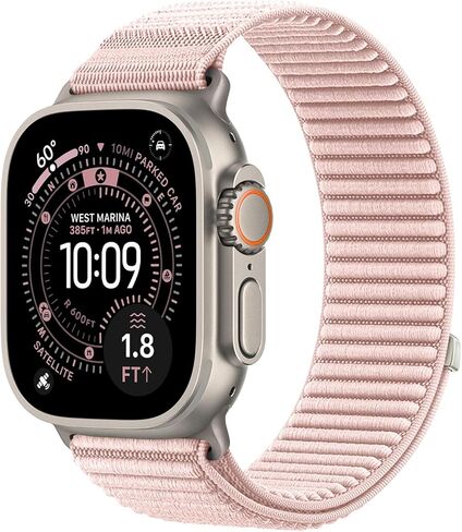 سوار رياضي بحلقة من النايلون متوافق مع سوار ساعة Apple مقاس 44 مم 45 مم 46 مم 49 مم 42 مم 40 مم 41 مم 38 مم للرجال والنساء، حزام معصم مطاطي من القماش المطاطي لسلسلة iWatch 11 10 9 8 7 6 5 4 SE Ultra/3 in Kuwait