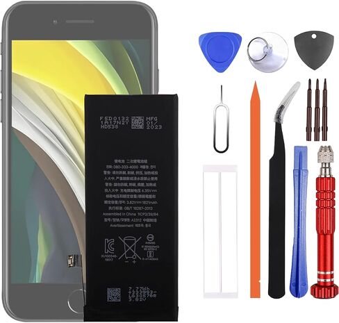 بطارية A2312 متوافقة مع بطارية iPhone SE 2020 البديلة مع مجموعة أدوات الإصلاح in Kuwait