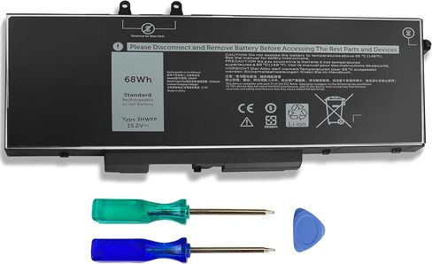 3HWPP Latitude 5510 استبدال بطارية الكمبيوتر المحمول لـ Dell Latitude 5410 5511 5411 5501 5401، Dell Black Inspiron 17 7500 7506 2n1 Inspiron 7706 2n1، Precision 3550 3551 3541 10X1J N2NLL 1VY7F. in Kuwait