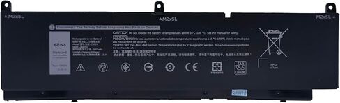 استبدال بطارية C903V لجهاز Dell Precision 7550 7750 7560 7760 Dell P44E P93F P44E001 P44E002 P93F001 P93F002 الكمبيوتر المحمول PKWVM 0CR72X CR72X 0447VR 68ND3 [11.4V 68Wh] in Kuwait