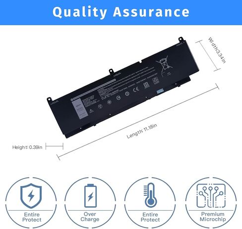 استبدال بطارية C903V لجهاز Dell Precision 7550 7750 7560 7760 Dell P44E P93F P44E001 P44E002 P93F001 P93F002 الكمبيوتر المحمول PKWVM 0CR72X CR72X 0447VR 68ND3 [11.4V 68Wh] in Kuwait