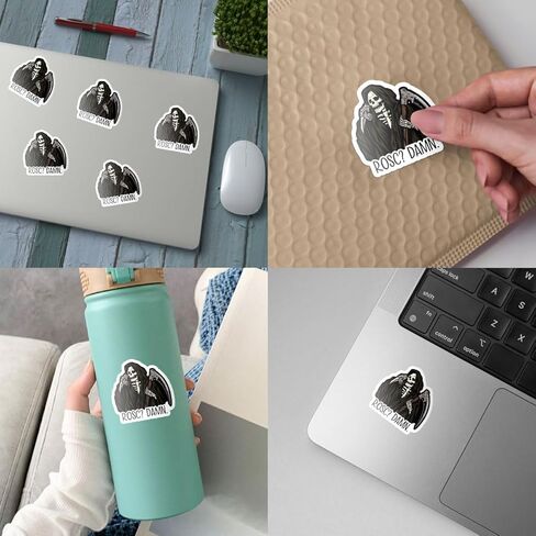 3Pcs ROSC Damn Sticker Funny Return of Spontaneous Circulation Sticker EMS EMT Paramedic Gift ICU CPR ROSC Damn Stickers Grim Reaper Medical Car Decal for Laptop Bottle Toolbox Case (R1, 3") in Saudi Arabia