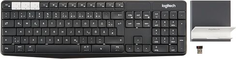 Logitech K375s Keyboard - Wireless Connectivity - Bluetooth/RF - Graphite, Off White in Saudi Arabia