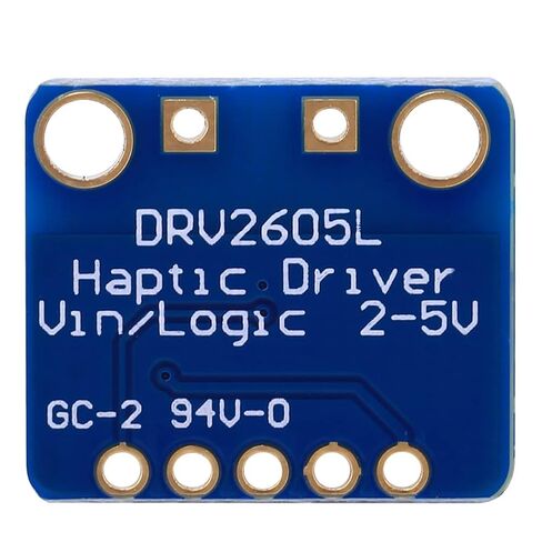 وحدة تشغيل المحرك اللمسي DRV2605L، تحكم I2C ومشغل ردود الفعل باللمس لإدخال الصوت التناظري مع دبابيس عامة، لتصميم ردود الفعل اللمسية، وحدة تحكم الألعاب، جهاز محاكاة in Kuwait