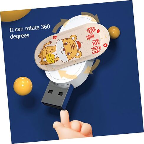 Vaguelly 64gb USB Flash Drive Pen Drive Memory Stick with Chinese Zodiac Tiger Design Portable Storage for Data Backup and File Transfer for New Year Celebration in Saudi Arabia