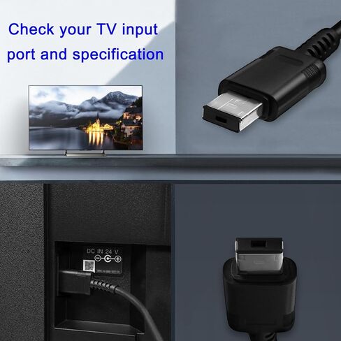 كابل شحن DC لمزامنة البيانات متوافق مع تلفزيون Sony 1-849-638-11 Sony Bravia TV XBR-55X930D XBR-55X930E XBR-65X900E XBR-65X905E XBR-65X907E XBR-65X930D XBR-65X935D XBR-65X937D in Saudi Arabia