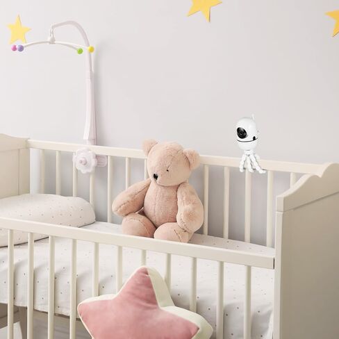 حامل ثلاثي لمراقبة الأطفال لـ HelloBaby HB65/HB40/HB6550/HB66/HB6339/HB6550 Pro، ANMEATE SM935E، حامل كاميرا أطفال مرن قم بتوصيل الكاميرا الخاصة بك أينما تريد in Saudi Arabia
