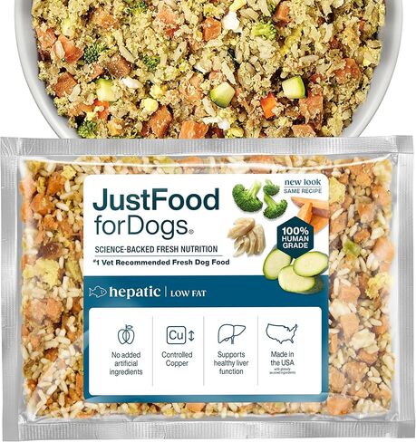 JustFoodForDogs طعام الكلاب لدعم الكلى منخفض البروتين لصحة الكلى، طازج مجمد، Rx، 18 أونصة (عبوة من 7) in Kuwait