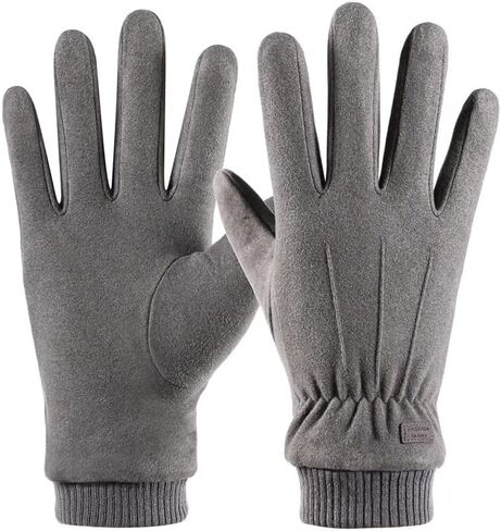 INOGIH Winter-Thermal-Polar-Fleece-Gloves Women Cold-Weather Fleece-Lining Mittens for Running-Cycling-Walking Outdoor in Saudi Arabia