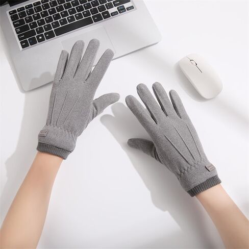 INOGIH Winter-Thermal-Polar-Fleece-Gloves Women Cold-Weather Fleece-Lining Mittens for Running-Cycling-Walking Outdoor in Saudi Arabia