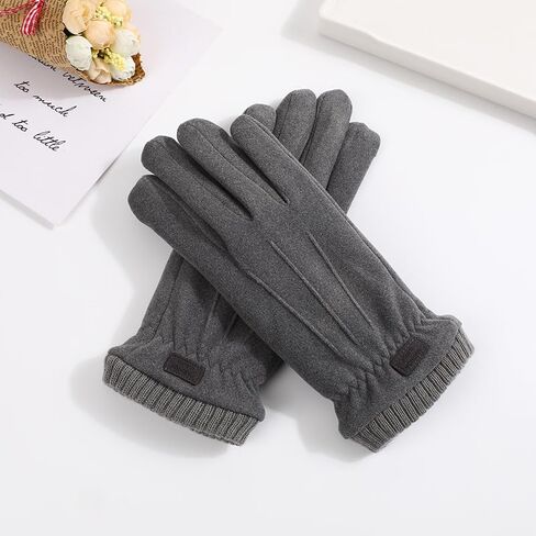 INOGIH Winter-Thermal-Polar-Fleece-Gloves Women Cold-Weather Fleece-Lining Mittens for Running-Cycling-Walking Outdoor in Saudi Arabia
