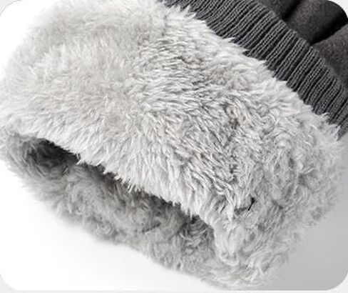 INOGIH Winter-Thermal-Polar-Fleece-Gloves Women Cold-Weather Fleece-Lining Mittens for Running-Cycling-Walking Outdoor in Saudi Arabia